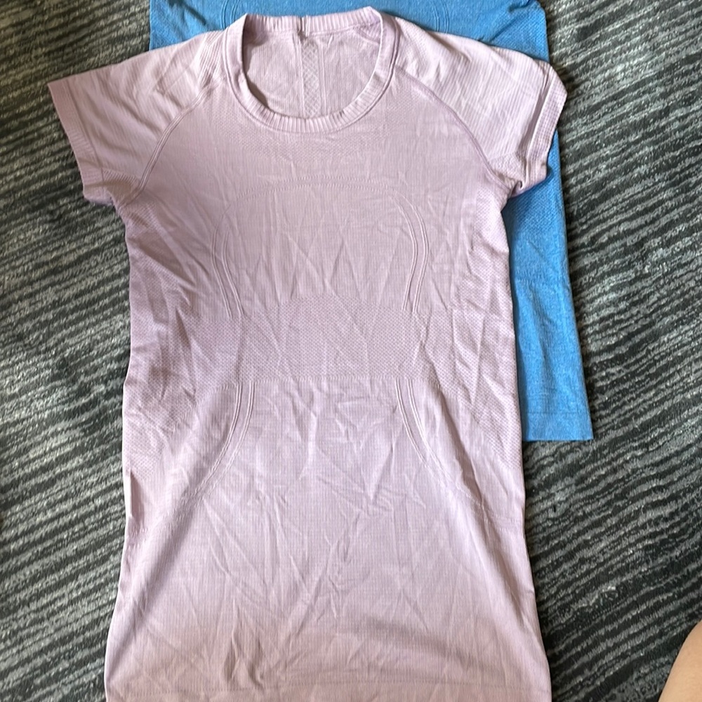 Pink Lululemon shirt size 6